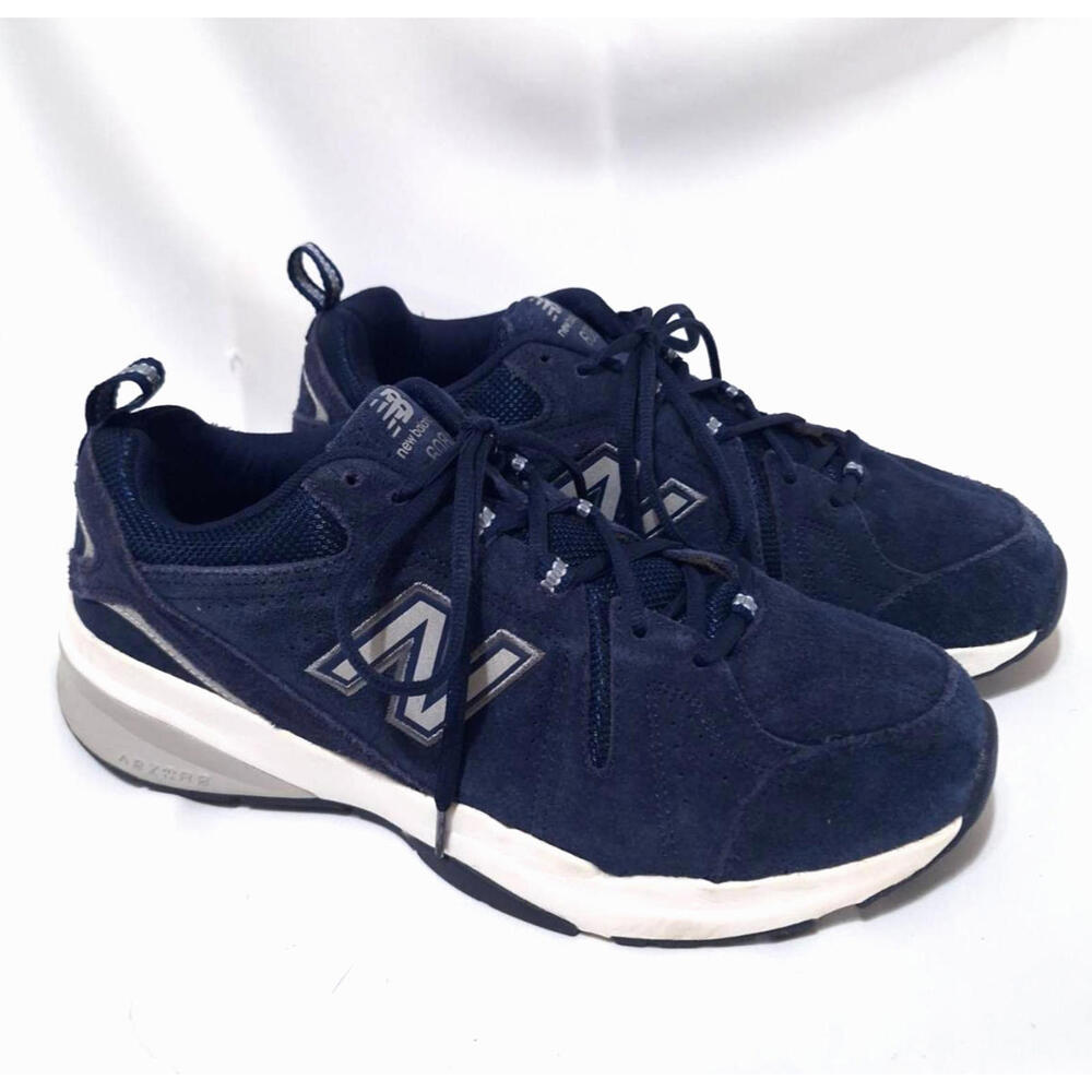 New Balance 608 Cross Training Shoes Men Size 11.5 Walking Blue‎ Suede No Insole